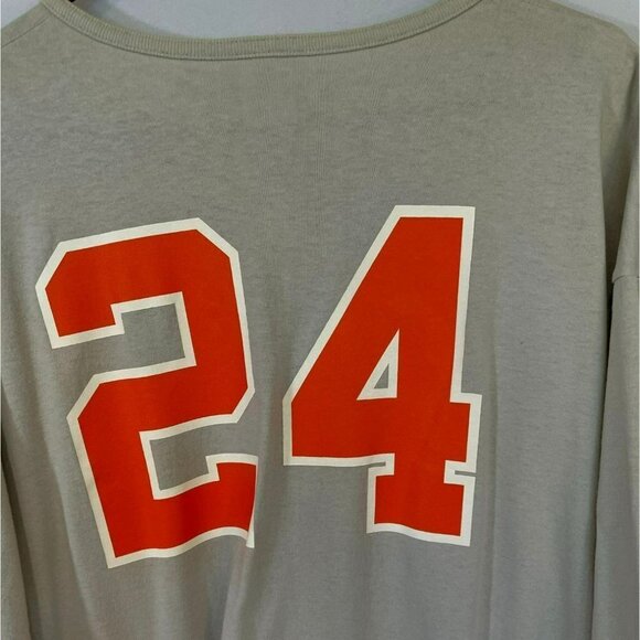 Augusta Sportswear Willy Mays #24 SF Giants Short Sleeve 2-Button Tee Size XL - Picture 7 of 10